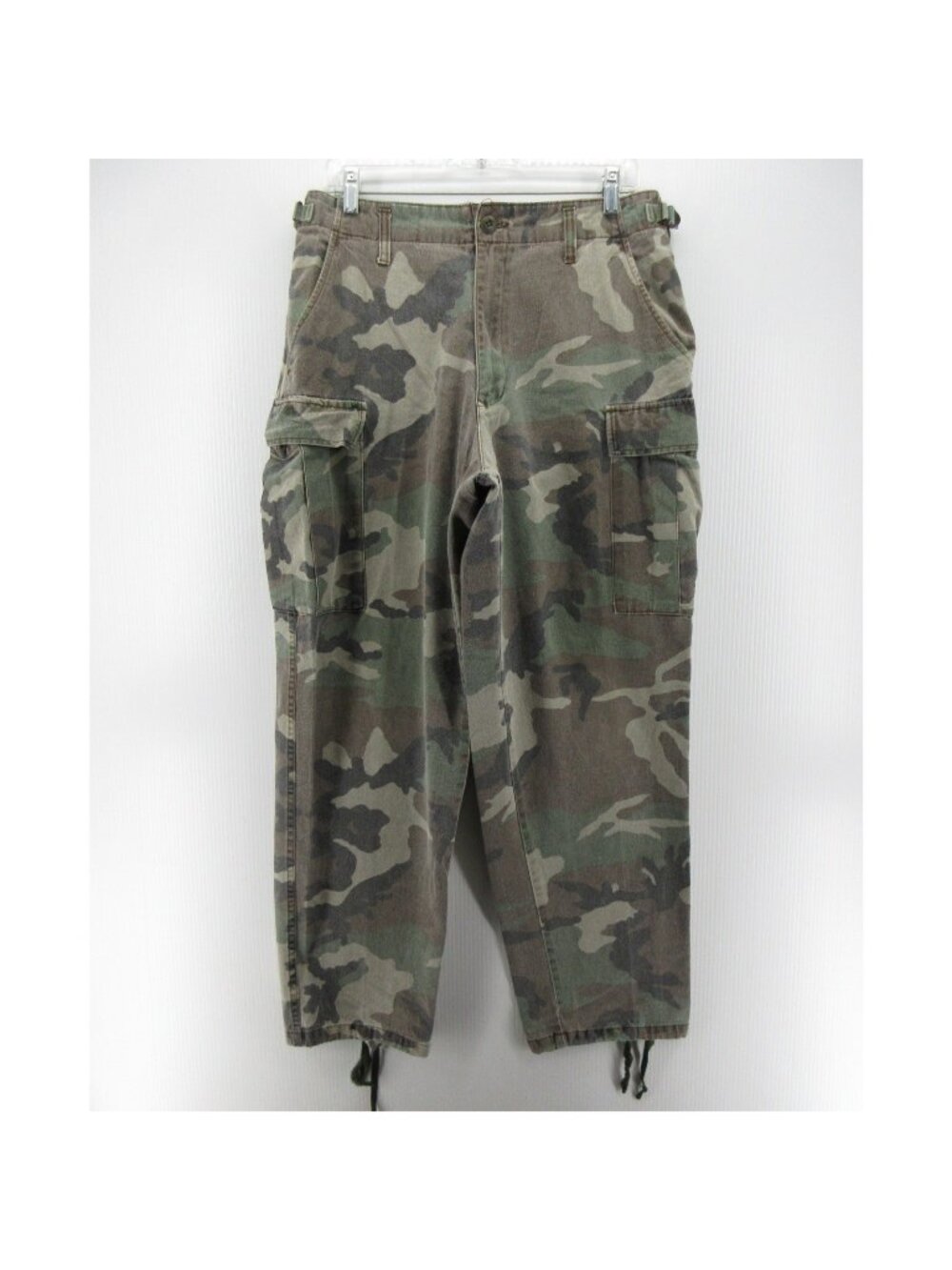 VGT GAP Pants 32 Cargo Baggy Woodland Camo Paratrooper Military 32X30*